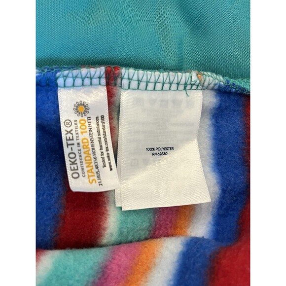 Lands End Fleece 1/4 Snap Henley Womens Size S 6-8 Long Sleeve Green Poc… - Picture 4 of 7